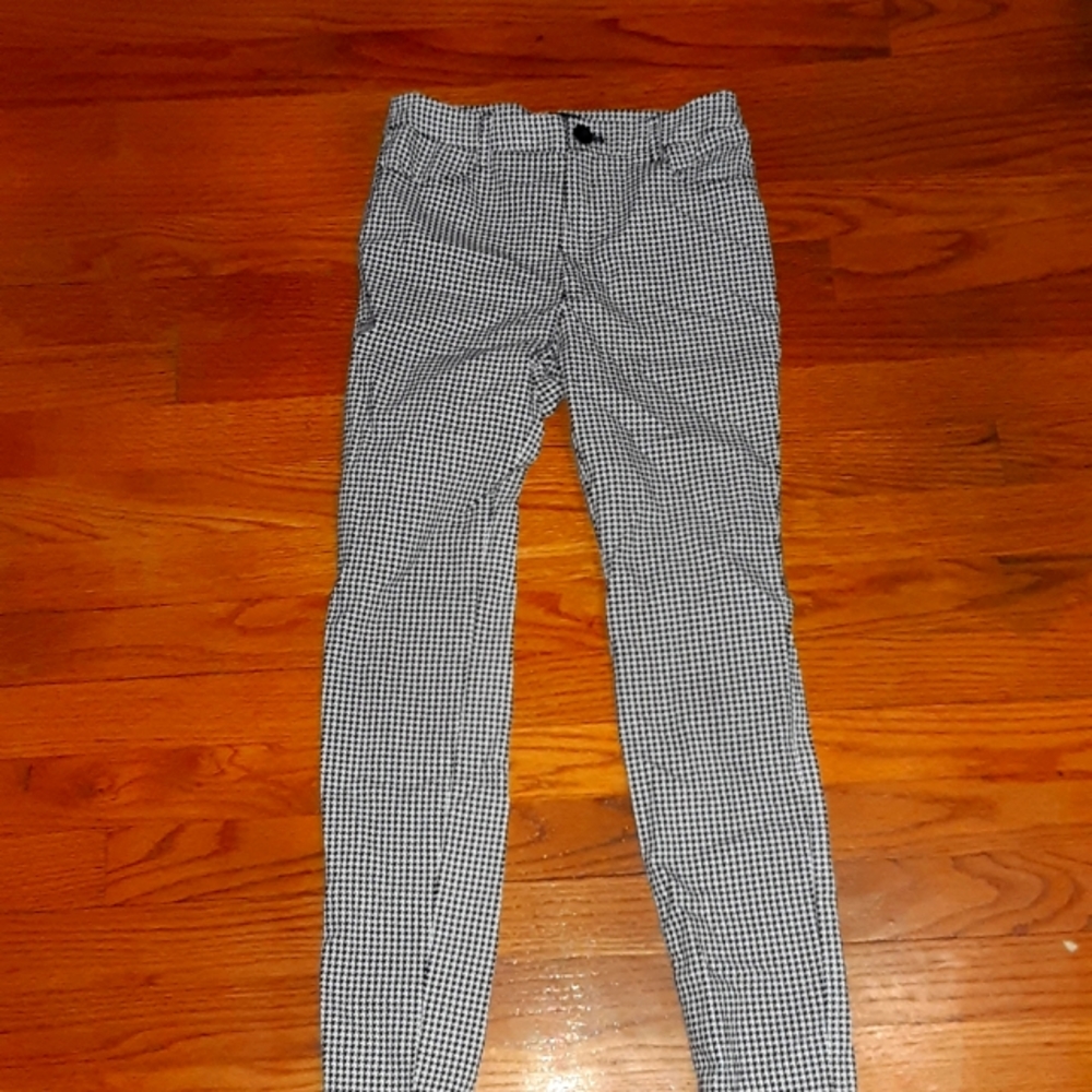 Forever 21, small, black and white pants